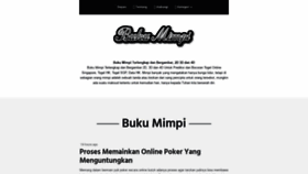 What Bukumimpi.id website looked like in 2019 (4 years ago)