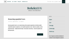What Berkeleylug.com website looked like in 2019 (4 years ago)