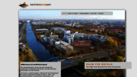 What Berlinbiotechpark.de website looked like in 2019 (4 years ago)