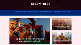 What Bebemibebe.com website looked like in 2019 (4 years ago)