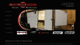 What Brownmotorcars.com website looked like in 2019 (4 years ago)