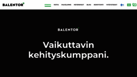 What Balentor.fi website looked like in 2019 (4 years ago)