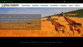 What Bestcampingkenya.com website looked like in 2019 (4 years ago)