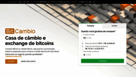 What Bitcambio.com.br website looked like in 2019 (4 years ago)