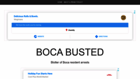 What Bocabusted.com website looked like in 2019 (4 years ago)