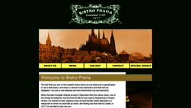 What Bistropraha.com website looked like in 2019 (4 years ago)