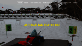 What Biathlon.asn.au website looked like in 2019 (4 years ago)