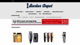 What Barberdepots.com website looked like in 2019 (4 years ago)