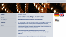 What Blue-fund.com website looked like in 2019 (4 years ago)