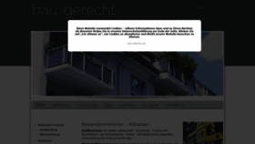 What Bau-gerecht.de website looked like in 2019 (4 years ago)
