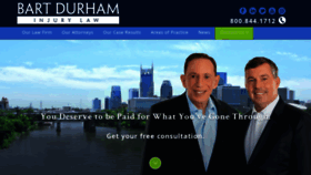 What Bartdurham.com website looked like in 2019 (4 years ago)