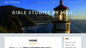 What Biblestudiesbymail.org website looked like in 2019 (4 years ago)