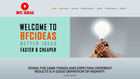 What Bfcideas.com website looked like in 2019 (4 years ago)
