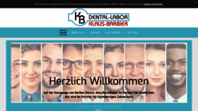 What Barbier-dental.de website looked like in 2019 (4 years ago)