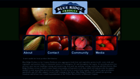 What Blueridgeproduce.net website looked like in 2019 (6 years ago)