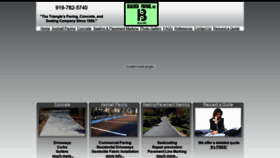 What Blalock-paving.com website looked like in 2019 (4 years ago)