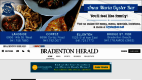 What Bradenton.com website looked like in 2019 (4 years ago)
