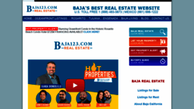 What Baja123.com website looked like in 2019 (4 years ago)