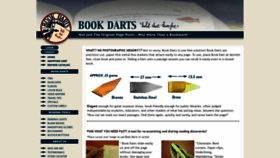 What Bookdarts.com website looked like in 2019 (4 years ago)