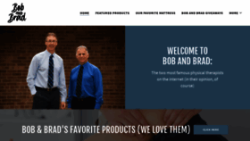 What Bobandbrad.com website looked like in 2019 (6 years ago)