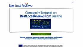 What Bestlocalreviews.com website looked like in 2019 (4 years ago)