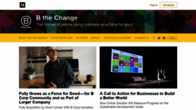 What Bthechange.com website looked like in 2019 (4 years ago)