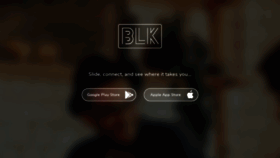 What Blk-app.com website looked like in 2019 (4 years ago)