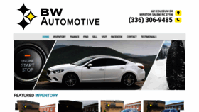 What Bwautomotive.com website looked like in 2019 (4 years ago)