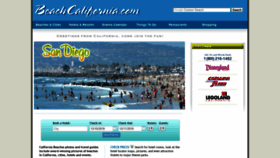 What Beachcalifornia.com website looked like in 2019 (4 years ago)