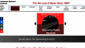 What Bellevillephilharmonic.org website looked like in 2019 (4 years ago)