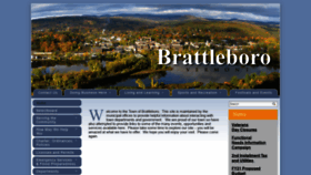 What Brattleboro.org website looked like in 2019 (4 years ago)