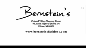 What Bernsteinsfashions.com website looked like in 2019 (4 years ago)