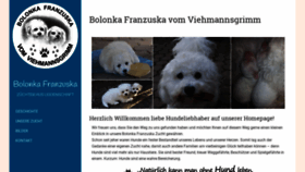 What Bolonkafranzuskazuechter.de website looked like in 2019 (4 years ago)