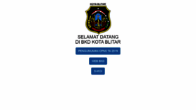 What Bkd.blitarkota.go.id website looked like in 2019 (4 years ago)
