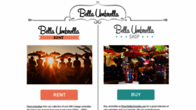 What Bellaumbrella.com website looked like in 2019 (4 years ago)