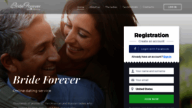 What Bride-forever.com website looked like in 2019 (4 years ago)