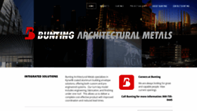 What Buntingarchitecturalmetals.com website looked like in 2019 (4 years ago)