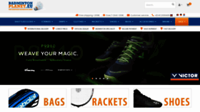 What Badmintonplanet.eu website looked like in 2019 (4 years ago)