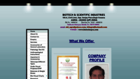 What Biotechagra.com website looked like in 2019 (4 years ago)