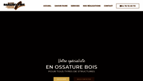 What Barancourt.fr website looked like in 2019 (4 years ago)