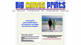 What Bigcanvasprints.com website looked like in 2019 (4 years ago)