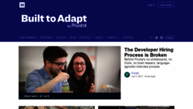 What Builttoadapt.io website looked like in 2019 (4 years ago)