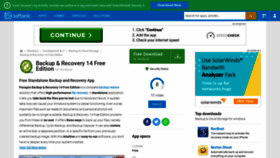 What Backup-recovery-14-free-edition.en.softonic.com website looked like in 2019 (4 years ago)