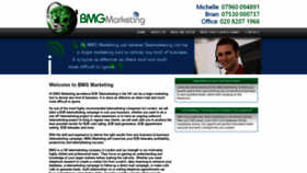 What Bmgmarketing.co.uk website looked like in 2019 (4 years ago)