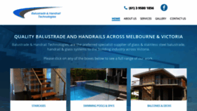 What Balustradetechnologies.com.au website looked like in 2019 (5 years ago)