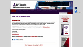 What Bptrends.com website looked like in 2019 (4 years ago)
