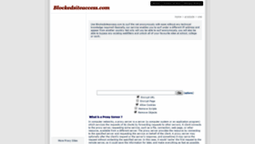 What Blockedwebsitesaccess.com website looked like in 2019 (4 years ago)