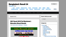 What Bangladeshresult24.com website looked like in 2019 (4 years ago)