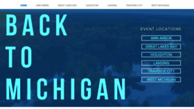 What Back2michigan.com website looked like in 2019 (4 years ago)