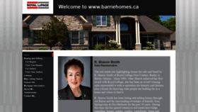 What Barriehomes.ca website looked like in 2019 (4 years ago)